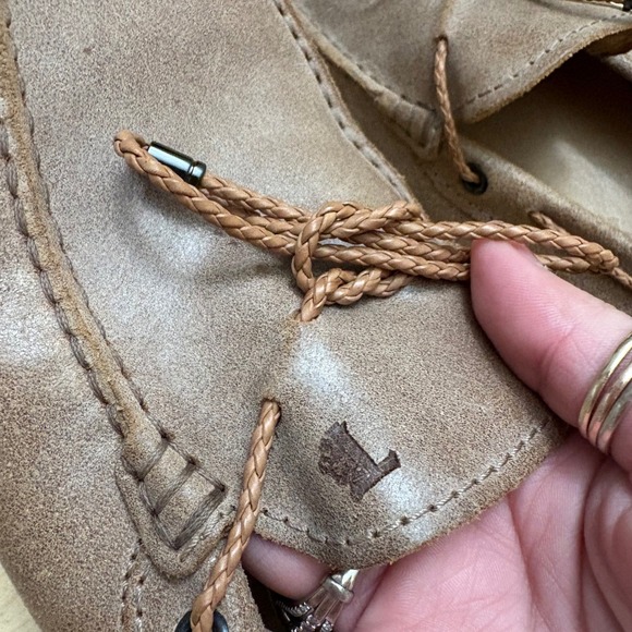 TOD\'S Laccetto‎ Men\'s Driving Loafers in light brown suede Size 6.5 / 8 main image 7